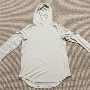 Lululemon Drysense Hoodie Heathered Vapor Mens Small